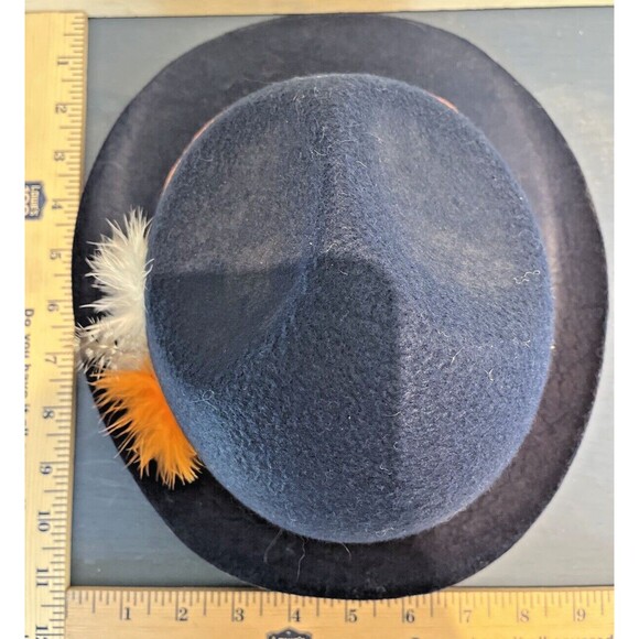 Samuel Adams Octoberfest Beer  Blue Feathered Alpine Fedora Hat - Picture 6 of 6